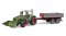 Bruder 2182 Traktor Fendt Vario 211 s čelním nakladačem a sklápěcím přívěsem