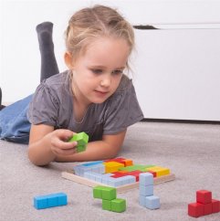 Blocs de puzzle en bois Bigjigs Toys