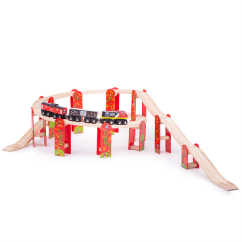 Jeu de rails multi-niveaux Bigjigs Rail