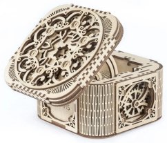 Ugears Casse-tête mécanique en bois 3D Boîte à bijoux