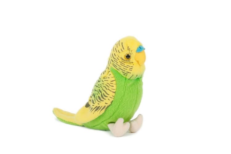 Andulka zelená plyš 19cm