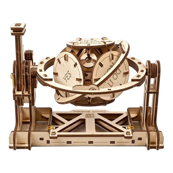 Ugears 3D Puzzle mecanic din lemn STEM Generator aleatoriu