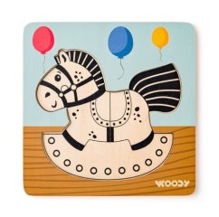 Puzzle Baby - Koń na biegunach