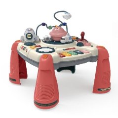 Table interactive avec projecteur d'espace rose