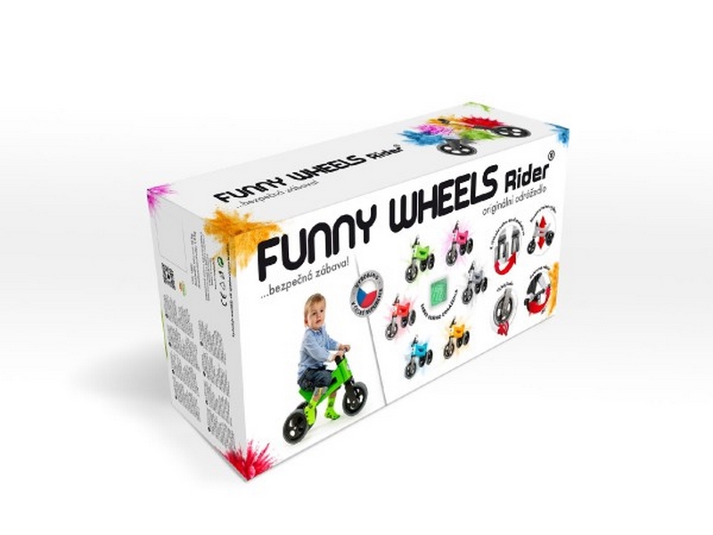 Scooter FUNNY WHEELS NEW SPORT 2in1 roz
