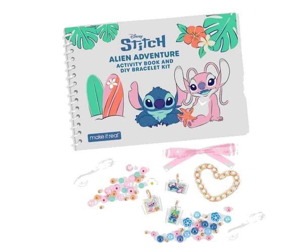 Aktivitní sešit a sada náramků s motivem mimozemšťana od Disneyho Stitche