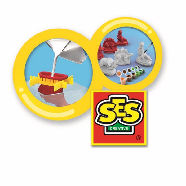 SES Sádrový trojkomplet - dinosauři