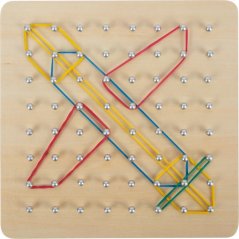 Picior mic de lemn de bord Geoboard