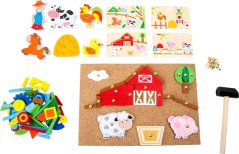 Small Foot Dřevěná kreativní hra farma