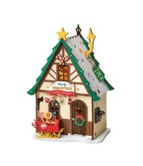 RoboTime Miniatűr karácsonyi ház világító ház