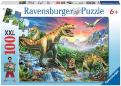 RAVENSBURGER-Dinozaury 100d XXL - puzzle