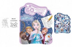 Livre de coloriage et d'activités avec autocollants Ice Kingdom/Frozen 21,5x28cm