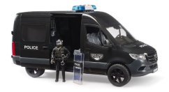 Bruder 2685 MB Sprinter rendőrségi rohamcsapatos rendőrrel