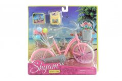 Bicicleta para muñeca con accesorios