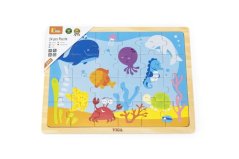 Puzzle en bois 24 pièces - monde sous-marin