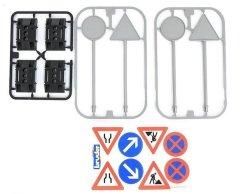 Pótalkatrész Bruder BR 42406 - Közlekedési táblák