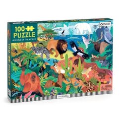 Mudpuppy Állatok a világból Puzzle100 darabos