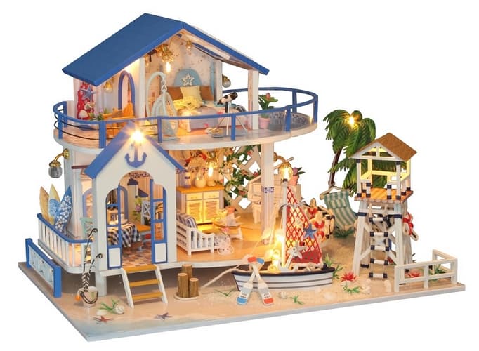 Maison miniature pour enfants La légende de la mer bleue