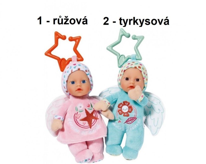 BABY born for babies Andílek, 2 druhy, 18 cm