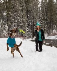 Ruffwear Pacific Ring™ Hračka pro psy Aurora Teal 27cm