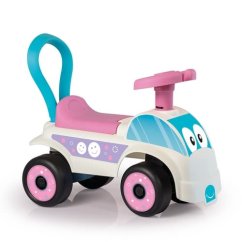 Robogó autó, fehér és rózsaszín