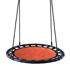 Houpací kruh 100 cm oranžovo-černý