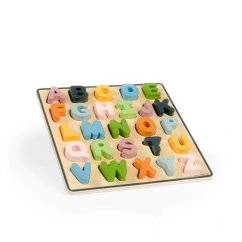 Bigjigs Toys Puzzle en bois lettres majuscules - ABC