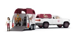 Schleich 42704 Veterinar mobil cu remorcă