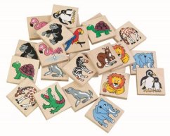 Pexeso ZOO bois 24pcs en boîte