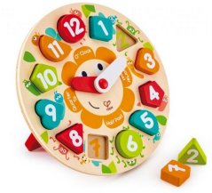 Hape Dětské puzzle hodiny