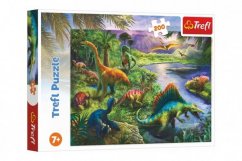 Puzzle Dinozauri 200 piese 48x34cm în cutie 33x23x4cm