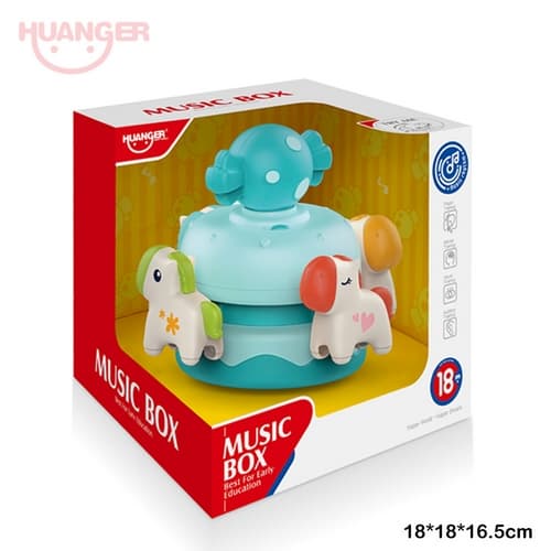 Hudební kolotoč tyrkysový