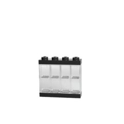 Zberateľská skrinka LEGO pre 8 minifigúrok - čierna