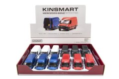 Auto Kinsmart MB Sprinter 1:48 kov/plast 12,5 cm na spätné naťahovanie