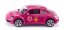 SIKU Blister 1488 - Coccinelle VW rose avec autocollants