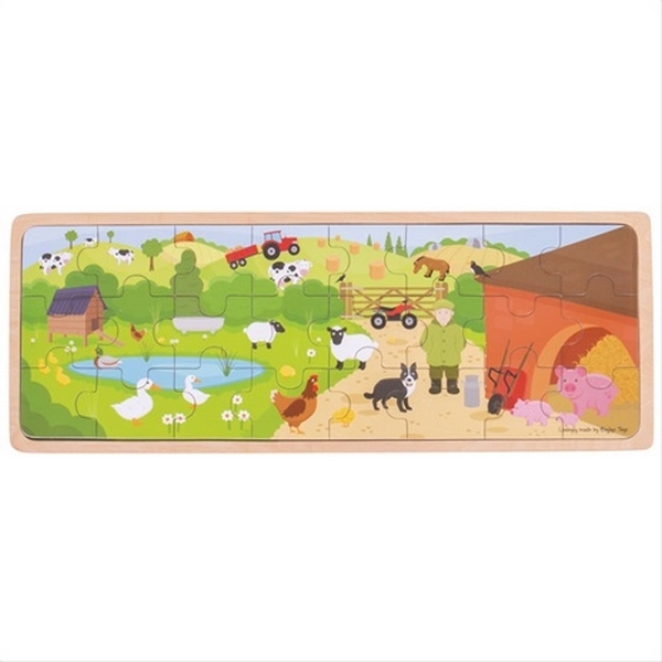 Puzzle Bigjigs Toys - Nella fattoria