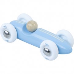 Vilac Mașină din lemn mini Grand Prix vintage albastru deschis