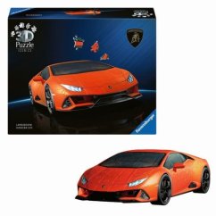 Iconics 3D puzzle Lamborghini Huracán Evo oranžové