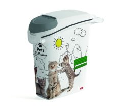 CURVER Kontejner na krmivo Vzor kočky 23l/10kg