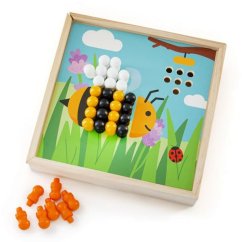 Bigjigs Toys Jardin mosaïque en bois