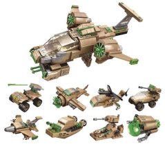 Qman Raider Aircraft 1804 8in1 set