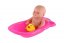 Poupée bébé avec canard 20cm dans une baignoire en plastique corps solide dans un sac
