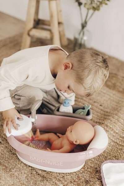 Baignoire pour poupées Baby Nurse avec accessoires, électronique