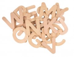 Bigjigs Toys Alfabet din lemn Litere majuscule din lemn