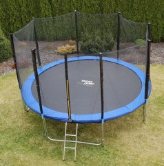 Trampolína 400 cm + ochranná síť + žebřík