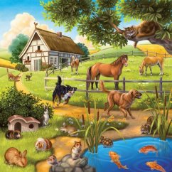 RAVENSBURGER-Mascotas 3 x 49d - puzzle