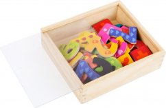 Petit pied Chiffres magnétiques colorés en bois 40pcs