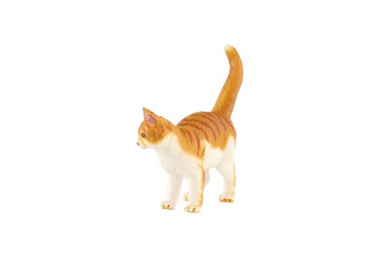 Pisica animal de companie zooted plastic 6cm în pungă