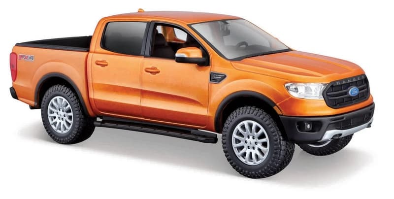 Maisto - Ford Ranger 2019, orange métallisé, 1:27