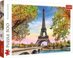 Trefl Puzzle Romantic Paris 500 piese 48x34 cm